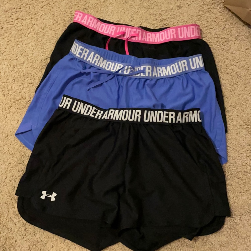 Three Under Armour Shorts